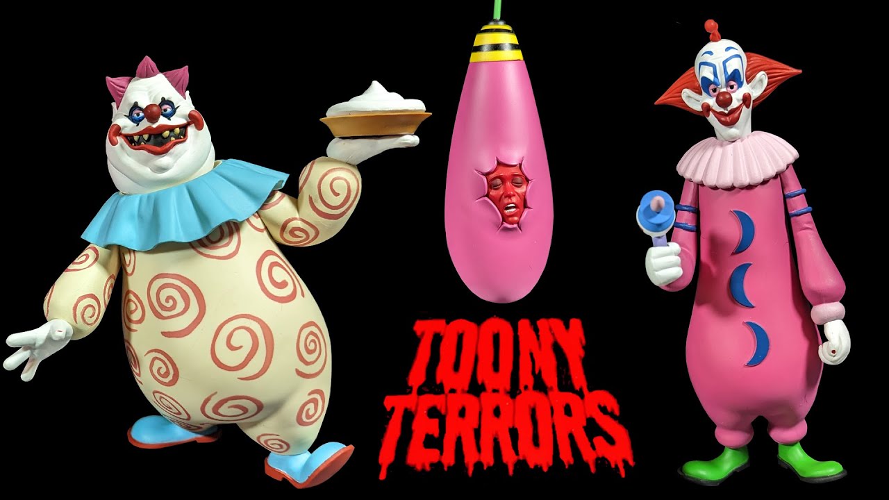 NECA Toony Terrors Killer Klowns From Outer Space Slim And Chubby ...