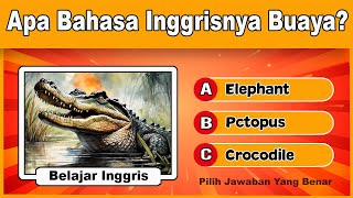 KUIS TEBAK NAMA HEWAN DALAM BAHASA INGGRIS | QUIZ ANIMALS | CC106