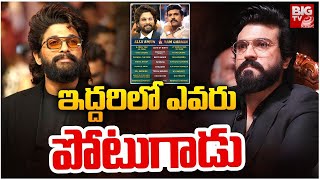 Ram Charan Vs Allu Arjun | ఇద్దరిలో ఎవరు తోపు? | Mega VS Allu Family | Game Changer | @BIGTVET