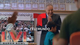 Super Bowl LVI (56) Commercial: Telemundo - Andres Cantor Gooooal Mic Drop (2022)