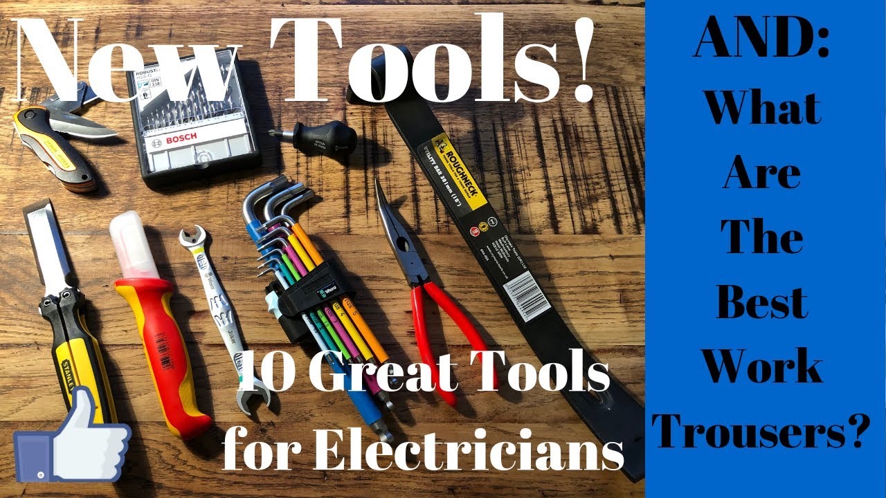 Basic Electrician Tools - I Got Some Great New Tools! - YouTube