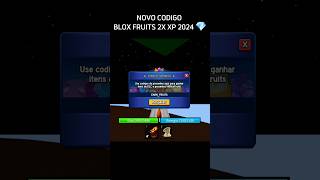 Novo Codigo blox fruits 2xp 💎 2024 !!! #shorts #roblox