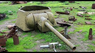 THE FIELD OF THE LARGEST TANK BATTLE OF THE WWII / MOVIE CYCLE ANNOUNCEMENT
