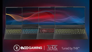 EVOO Gaming laptops featuring THX Spatial Audio