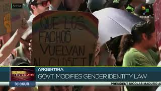 Argentina, government amends Gender Identity Law