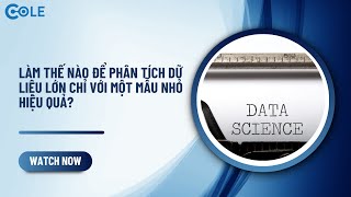 Làm Thế Nào Để Phân Tích Dữ Liệu Lớn Chỉ Với Một Mẫu Nhỏ Hiệu Quả?