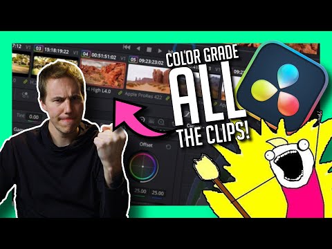 How to Color Multiple Clips in DaVinci Resolve – Guide for Groups, Local and Remote Classes!