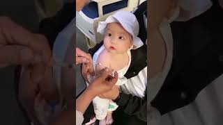 Baby vaccinneted viral funny video🥰 #shorts
