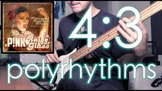 4:3 Polyrhythms (in top 40 pop music?!) [ AN's Bass Lessons #4 ]