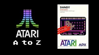 Dandy for Atari 8-bit and a hand-constructed knob | Atari A to Z