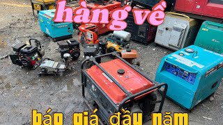 tiếp tục hàng về,phát điện,động cơ,nén xịt...báo giá trên clip,bao ship toàn quốc