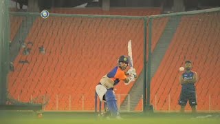 Shikhar Dhawan Practice Session At Nets | India vs England T20I | Indian Cricket Team Practice Video