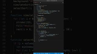 How to Select sort using p5.js | Simulate Sort Algorithm EP-3
