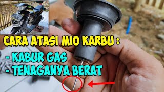 Begini Cara Atasi Motor Mio Kabur Gas dan Tenaganya Berat | Tutorial kang one