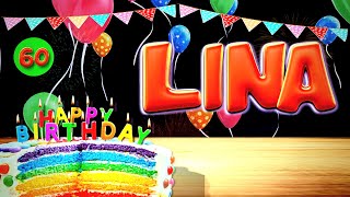 LINA Happy Birthday Song - Wish You Happy Birthday ( LINA ) 🥳 🎂