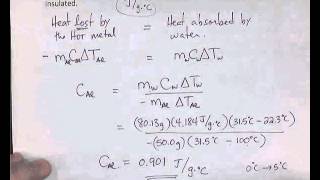 Calorimetry Problem Solving