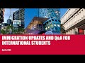 Immigration Updates and FAQ Session for Spring 2022