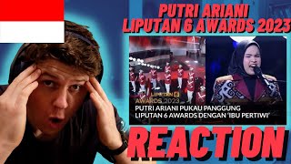 🇮🇩Putri Ariani Pukau - LIPUTAN 6 AWARDS 2023 'Ibu Pertiwi' - IRISH REACTION