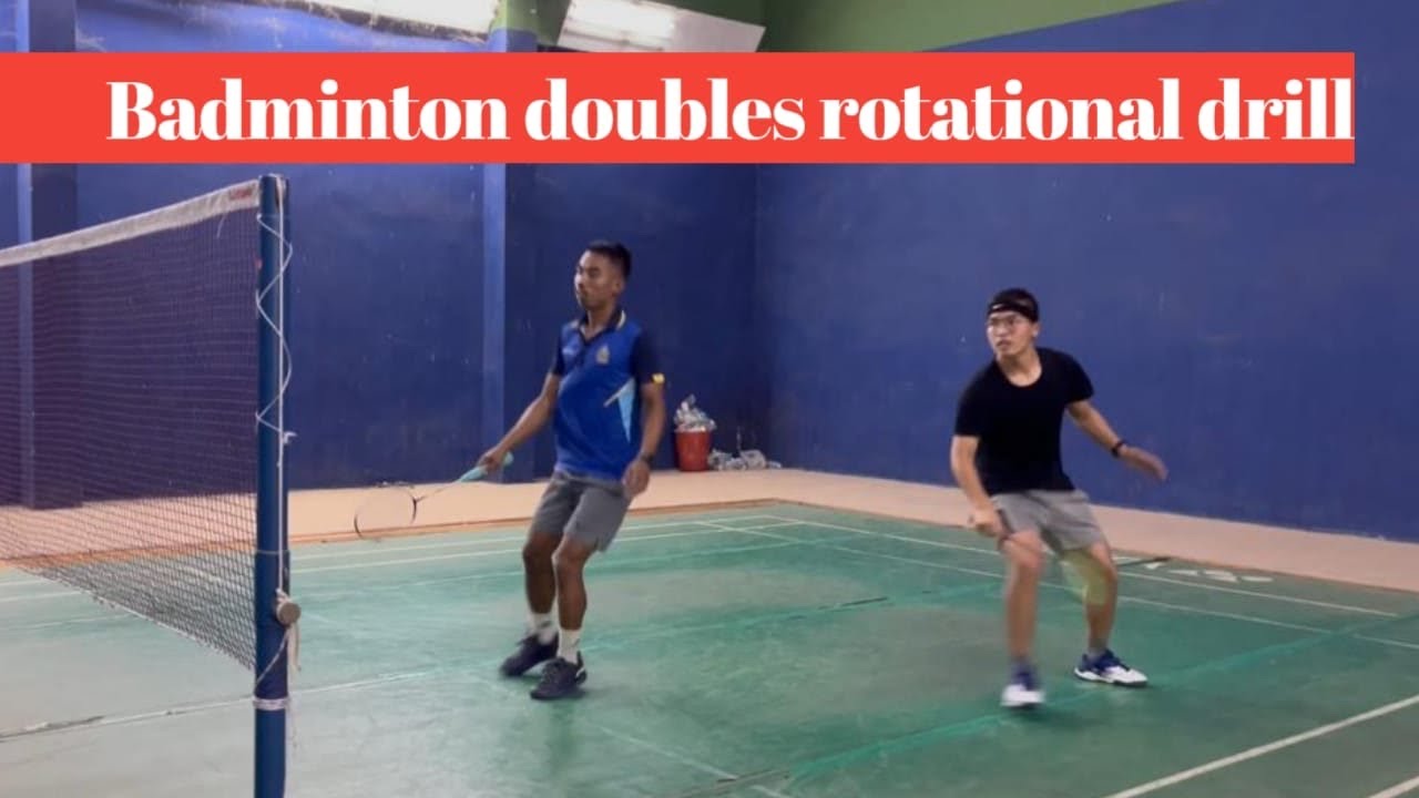 Badminton Doubles Rotational Drill L Doubles Drill L Badminton Drill L ...