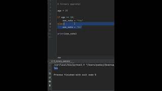 Python Ternary operator #python #coding #programming