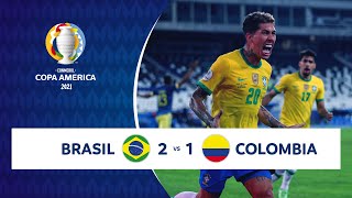 HIGHLIGHTS BRASIL 2 - 1 COLOMBIA | COPA AMÉRICA 2021 | 23-06-21