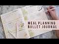 BULLET JOURNAL IDEAS | How To Meal Plan | ANN LE