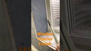 How to Finish Interior Window With Drywall #homedecor #house