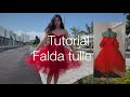 Vestido tulle tipo princesa Pt. 2- TUTORIAL (falda circular)