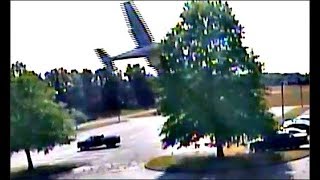 Plane CRASHES into tree lands in Connecticut parking lot TREE SAVES MAN