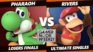 GNW 6 Losers Finals - Rivers (Diddy Kong) Vs. Pharaoh (Yoshi) Smash Ultimate - SSBU