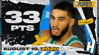 Jayson Tatum 33 Points Full Game 2 Highlights | 76ers vs Celtics | August 19, 2020 NBA Playoffs