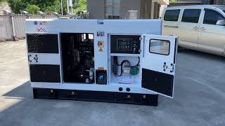 30Kva/24Kw soundproof diesel generator powered by Cummins engine