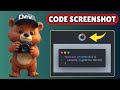 How to Take Screenshot of Code in Visual Studio Code