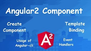 angular2 for beginners: Component, Template Binding, Event Handler