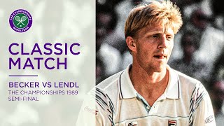 Boris Becker vs Ivan Lendl | Wimbledon 1989 Semi-final | Full Match