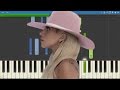 Lady Gaga - Angel Down - Piano Tutorial - How to play Angel Down
