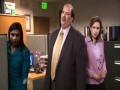 The Office - Kevin flips off Holly