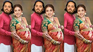 Perfect couple Radhika Merchant Ananat Ambani Celebrate Godh bharai| Radhika Merchant Godh bharai