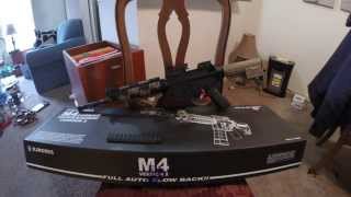 KJ Works Full Metal M4 RIS Airsoft GBB Rifle