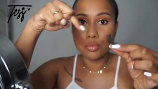 TESSMAKEUP -Comment appliquer des faux cils