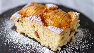 this is the best fresh german apple cake you'll eat this year! | without eggs | easy | vegan recipe