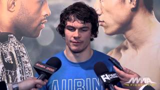 UFC 186: Olivier Aubin-Mercier Says Why He Delayed After Body Shot