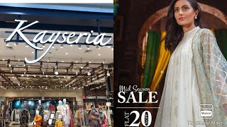 Kayseria FLAT 20% OFF SALE MID season sale