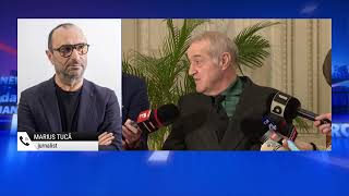 Marius Tucă: „Gigi Becali e goarna sistemului. E chemat să-l atace pe Călin Georgescu”