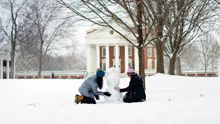 A Magical Time: UVA’s First Snow of 2025