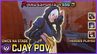 [ Cjay ] RAD Esports vs SSG | Round Robin | OWCS NA Stage 1