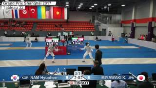 FE F F Individual Shanghai CHN Grand Prix 2017 T32 01 red NAM KOR vs MIYAWAKI JPN