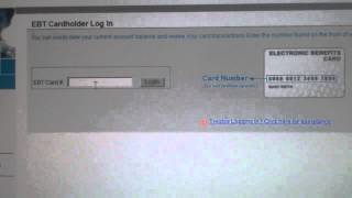 How to check your EBT Card balance - New Website