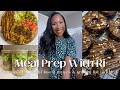 MEAL PREP WITH RI || 3 RECIPES FOR WEIGHT LOSS || RECIPES & GROCERY LIST INCLUDED