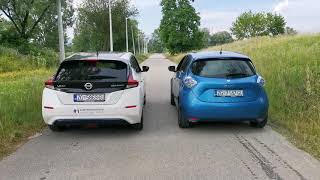 Drag race: Nissan Leaf vs. Renault Zoe